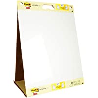 Post-It 563 DE - Bloc de reuniones de mesa liso- 20 hojas-bloc- secado Rápido- color blanco